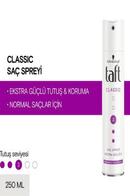 Taft Ekstra Güçlü Saç Spreyi No 3 250ml - 1