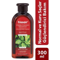 Tresan Dökülme Karşıtı Isırgan Otu Güçlendirici Bakım Normal Ve Kuru Saçlar İçin Şampuan 300 ml - 1