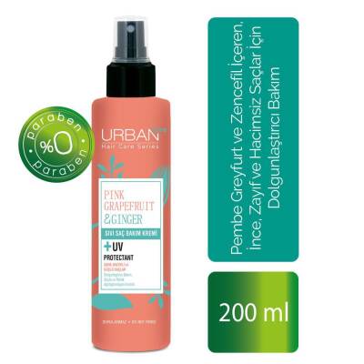 Urban Care Natural's Pink Grapefruit & Ginger Sıvı Saç Bakım Kremi 200 Ml - 1