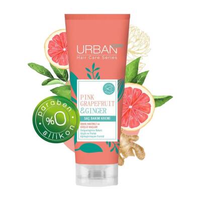 Urban Care Pink Grapefruit&ginger Ince Telli Saçlar Için Dolgunlaştırıcı Saç Kremi vegan 250 Ml - 1