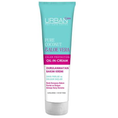 Urban Care Pure Coconut&aloe Vera Boyalı Saçlar Renk Koruyucu Durulanmayan Saç Kremi 150ml - 1