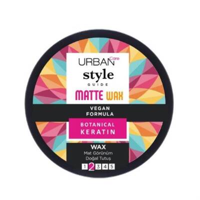 Urban Care Style Guide Doğal Ve Mat Görünüm Sağlayan Wax - Esnek Tutuş - Vegan - 100 ml - 1