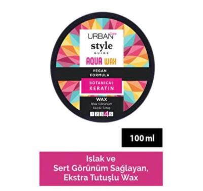 Urban Care Style Guide Islak Görünüm Sağlayan Wax - Güçlü Tutuş - Vegan - 100 Ml - 1